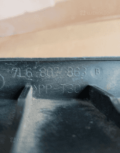 Ślizg zderzaka tył tylny VW Touareg 7L6807863B 8