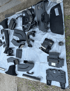 MERCEDES s 222 osłona plastik listwa progu plecy słupek 10