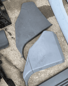 MERCEDES ml 163 konsola schowek nagrzewnica  panel przełączniki przekładka  Anglika atrapa 19
