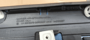 Listwa szyby czołowej lewy przód Opel Zafira C 22S 13407801 20808479 7