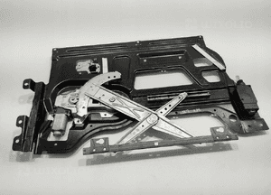 Podnośnik mechanizm szyby prawy przód przedni manualny defender 1999-14 3