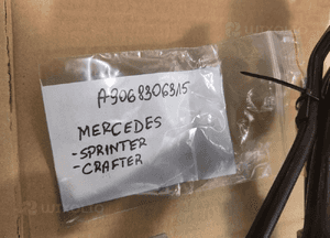 PRZEWÓD RURKA WĄŻ KLIMATYZACJI MERCEDES SPRINTER CRAFTER A9068306315 FV 3