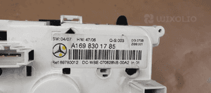 Panel nawiewu klimatyzacji klimy Mercedes W245 A1698301785 6