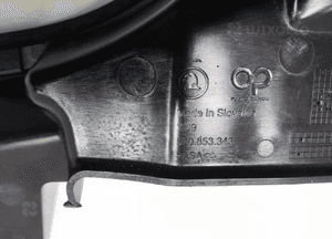 Nakładka osłona pasa przód przedniego skoda yeti 5L 5L0853343 2012-17 lift 5