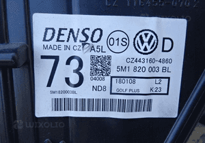 Belka nagrzewnica vw golf v plus 5M1820003BL 9