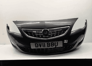 Zderzak przód przedni opel astra j 4 iv Z177 szary grafitowy halogeny 1