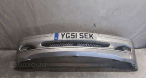Zderzak przód przedni mercedes benz c klasa W203 744 srebrny halogeny 1