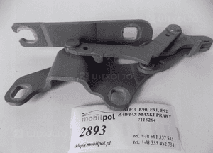 BMW 3 E90 E91 E92 Zawias maski Prawy - 2893 1