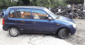 Mazda Demio klapa tylna z szyba Szyba tylna tył 4