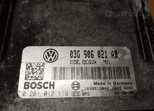 Komputer sterownik silnika VW Passat B6 2.0 TDI 03G906021AB 0281012119 5