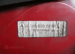 Lewa lampa tylna mercedes a-klasa A1698200364L 4