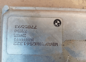 Komputer sterownik silnika BMW 5 E39 3.0D 0281001830 7785540 5