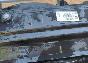BMW 5 E60 E61 520d manual 03-10 PAS PRZEDNI BELKA CHŁODNICE WENTYLATOR 4