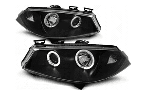 Reflektory lampy do renault megane 2 ii od 2002 do 2005 roku ringi soczewka 2