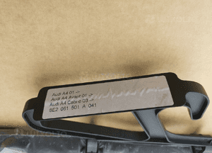 Dywaniki gumowe Audi A4 8E2061501A przód RL 2