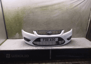 Zderzak przód przedni do ford focus MK2 ii lift fl N8 biały halogeny 1