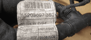 Wiązka instalacja silnika Fiat Punto EVO 1.4 8V 55203697 7