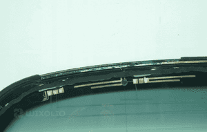 Szyba tylna podgrzewana 06R org mercedes cl W215 uszkodzona uszczelka 4