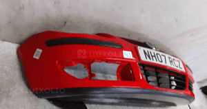 Zderzak przód przedni vw volkswagen polo 9N3 lift fl czerwony LP3G 4
