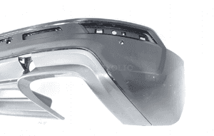 Seat ateca cupra 575 2016- dokładka dyfuzor spoiler zderzaka tył tylny 5