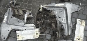 BMW 5 E60 E61  podłużnica ćwiartka przód przednia  prawa lewa 2