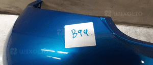 Zderzak tył tylny peugeot 207 kmf niebieski błękitny 2