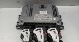 PEUGEOT CITROEN komputer sterownik silnika 9666729580 / 0281019817 1