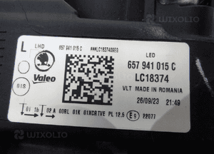 Skoda scala 657 lampa przód full led 657941015 c 10