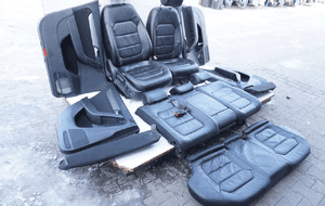 FOTELE SIEDZENIA SKÓRA VW PASSAT B7 SEDAN 10