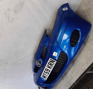 Zderzak przód przedni do toyota aygo lift fl  8B6 niebieski 3