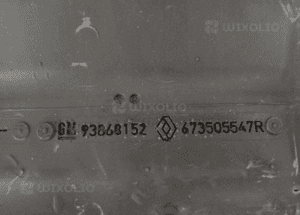 Wygłuszenie ściany grodziowej Renault Trafic III Vivaro B 673505547R 93868152 7