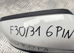 Bmw F30 F31 lusterko prawe 6 pin europa A300 alpinweiss 7
