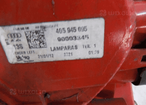 Audi A6 C7 sedan 2011-2015 lampa lewa tył w błotnik 6