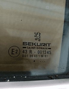 Drzwi lewy tył tylne lewe Peugeot 607 Sedan EZRC 4