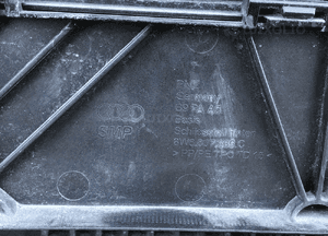 Zderzak tył tylny audi A5 ii 8W6 lift fl zwykły basis  spoiler dół cały 7
