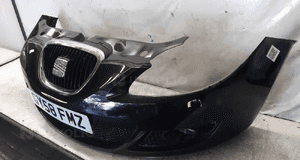 Zderzak przód przedni seat leon 2 ii LC9Z czarny spryskiwacze lamp xenon halogeny 3