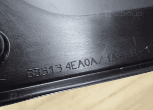NISSAN QASHQAI II J11 Szyba karoserii tył lewa 833134EA0A 7