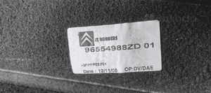 Dywan wykładzina podłogi bagażnika Citroen C5 III Sedan 96554988ZD 5