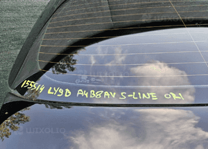 Klapa Pokrywa Bagażnika S-Line Szyba Czarna LY9B Audi A4 B8 Kombi Avant Oryginalny lakier 09r 6