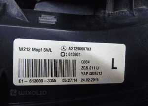 Mercedes e klasa W212 sedan lampa tył lewa A2129060703 10