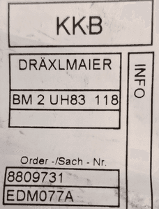 BMW X4 G02 F98 Wiązka czujników PDC Tył 8809731 2