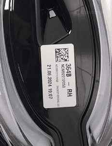 FIAT 600 HALOGEN ŚWIATŁO LAMPA PRAWA LED DRL DO JAZDY DZIENNEJ NOWY ORYGINAŁ 4