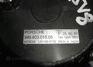 Alternator Porsche Cayenne 4.5 turbo 94860301505 3