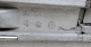 MERCEDES C 203 sedan zderzak tył tylny      A 2038851625 5