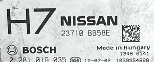 Komputer silnika nissan qashqai i 1 J10 23710BB58E 2