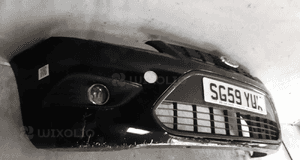 Zderzak przód przedni do ford focus MK2 ii lift fl grill halogeny F3 czarny 4