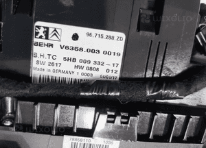 PANEL KLIMATYZACJI NAWIEWU CITROEN C5 III X7 96715288ZD 2012-2017 LIFT 5