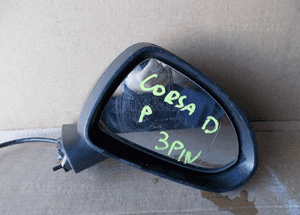 LUSTERKO ELEKTRYCZNE PRAWE OPEL CORSA D Z20R 3-PIN ORYGINAŁ 3