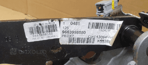 Pedały pedał hamulca sprzęgła Citroen C5 III 9663998580 6