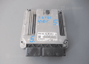 Komputer sterownik silnika vw golf vii 7 1.6 tdi 04L907309B 2012- 1